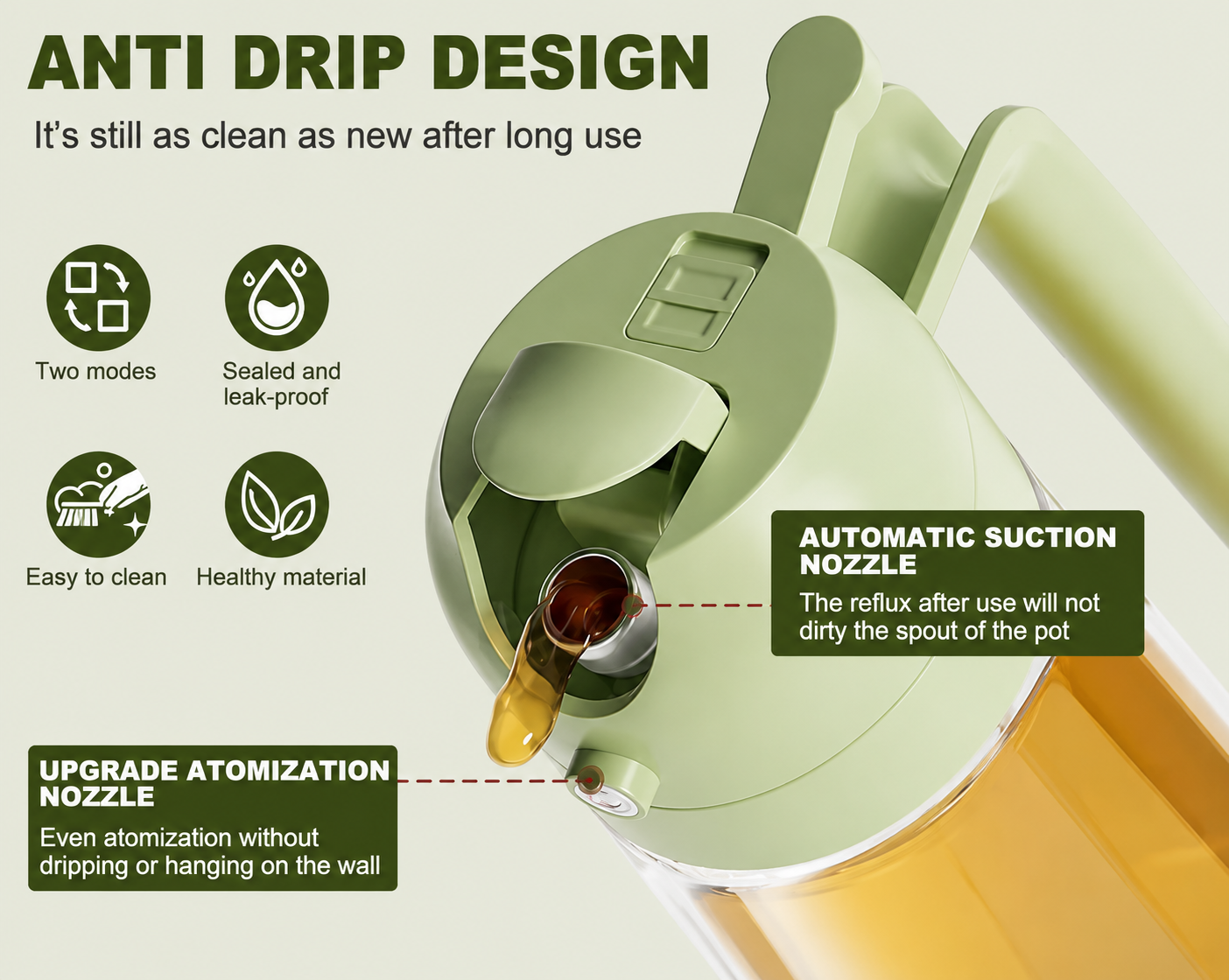 2-in-1 Oil Dispenser & Sprayer
