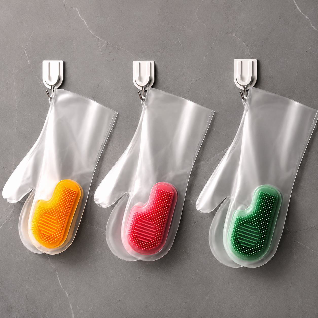Silicone Dishwashing Glove Pair