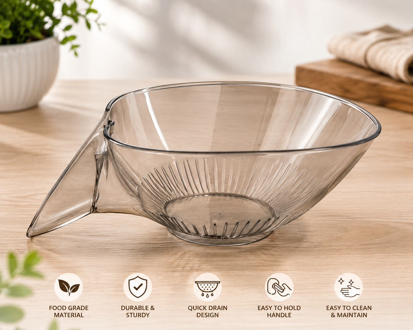 Fruit  Vegetable Washing Strainer Basket