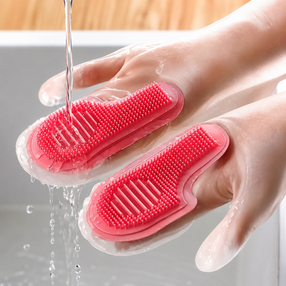 Silicone Dishwashing Glove Pair