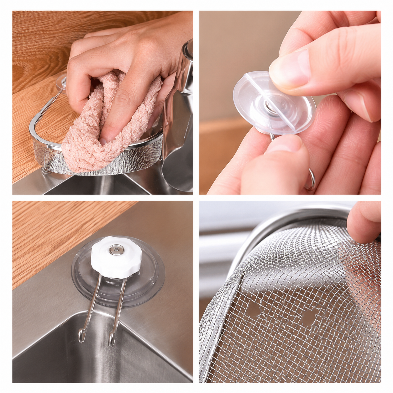Stainless Steel Sink Corner Strainer